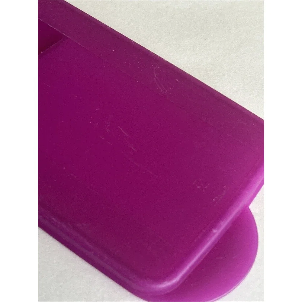 TUPPERWARE Fresh N Pure Covered Ice Cube Tray Purple Lid